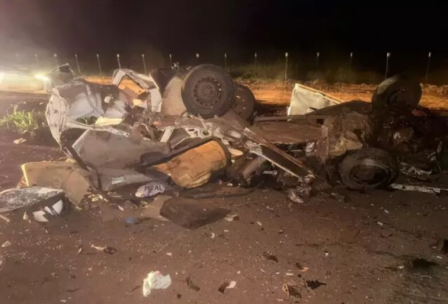 Tragédia na MS-289: colisão frontal deixa dois mortos e três feridos graves