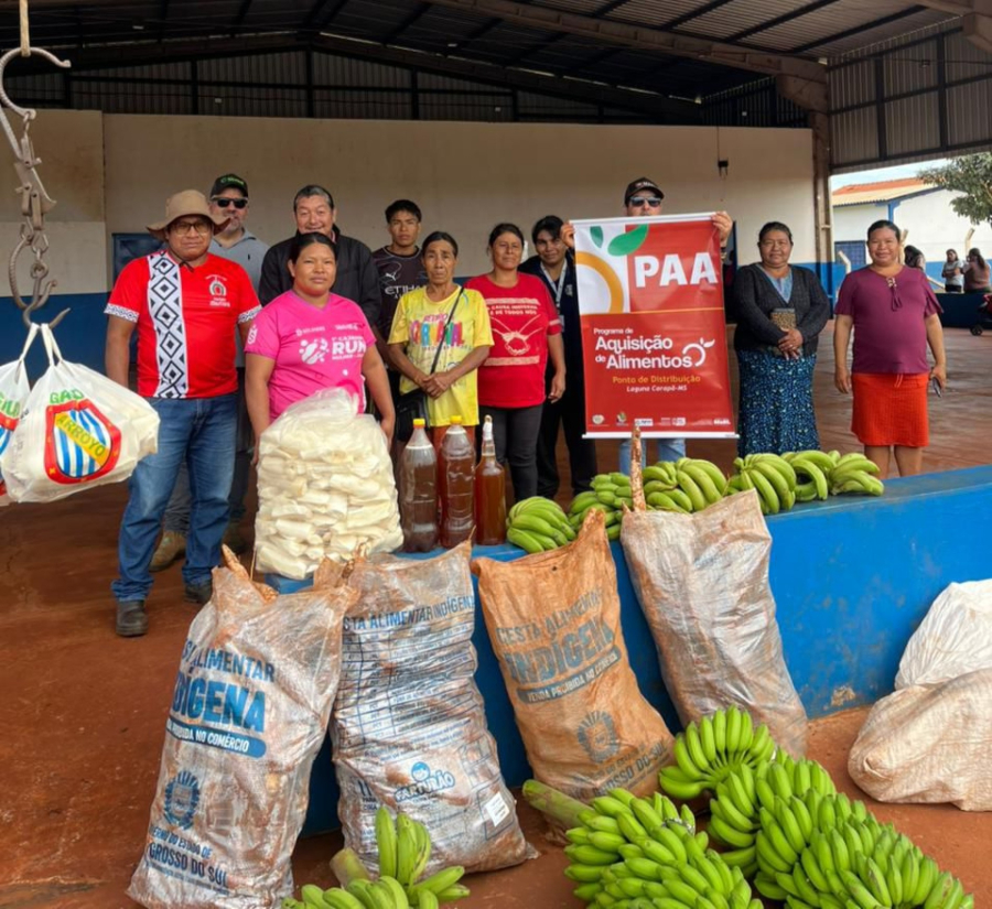 Programa fortalece agricultura indígena e beneficia famílias em Laguna Carapã