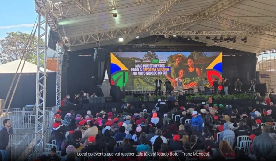 Lula participa de entregas da reforma agrária e anuncia novas ações para fortalecer a agricultura familiar em Mato Grosso do Sul