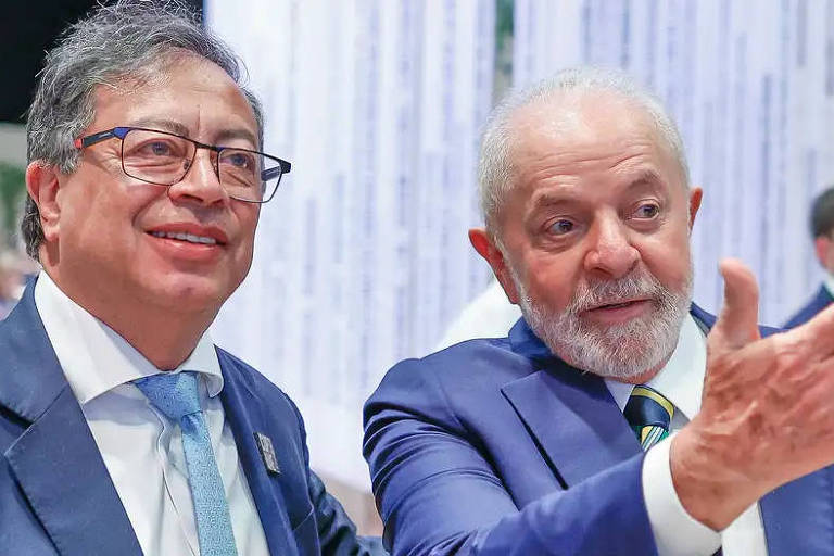 Lula telefona para se despedir de Petro, que deixa presidência da Colômbia nesta semana